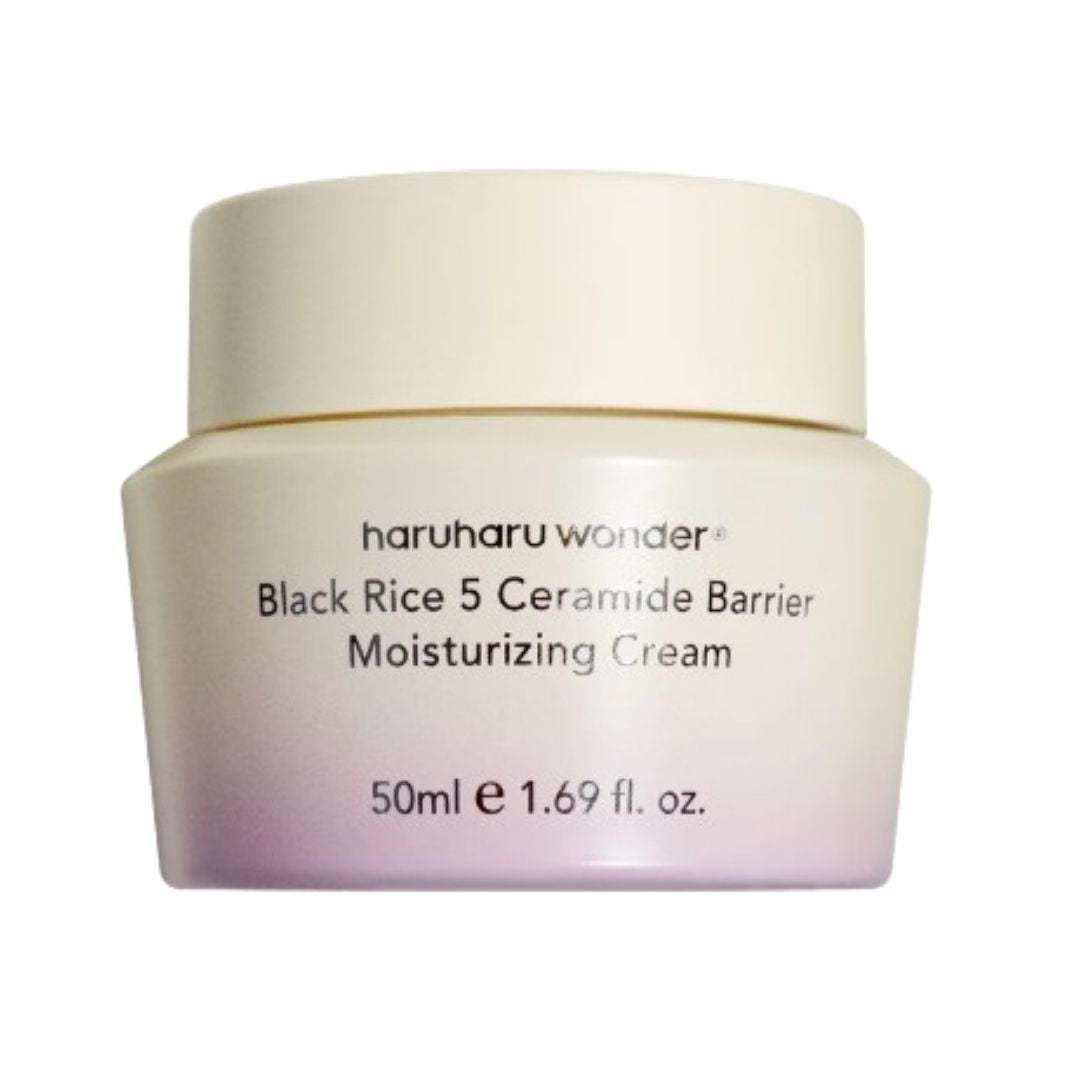 Cremă hidratantă pentru protecția barierei cutanate Haruharu Wonder Black Rice 5 Ceramide Barrier Moisturizing Cream