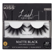 Gene false tip bandă KissUSA Lash Couture Matte Black Collection Matte Velvet