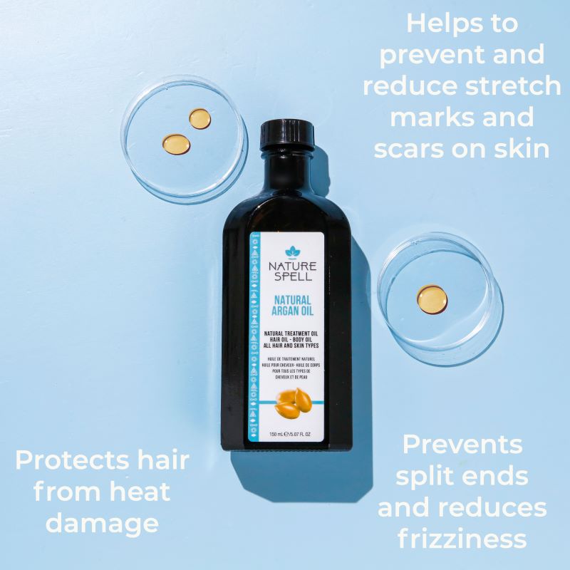 Ulei de Argan pentru hidratarea părului Nature Spell Argan Oil for Hair and Skin
