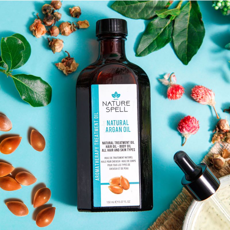 Ulei de Argan pentru hidratarea părului Nature Spell Argan Oil for Hair and Skin