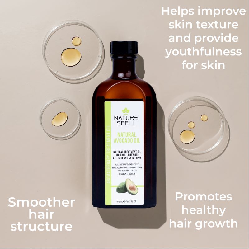 Ulei de Avocado pentru hidratarea părului Nature Spell Avocado Oil for Hair and Skin