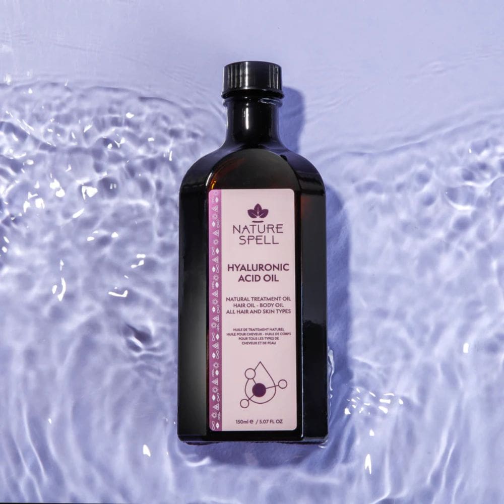 Ulei cu Acid Hialuronic pentru hidratarea părului Nature Spell Hyaluronic Acid Oil for Hair and Skin