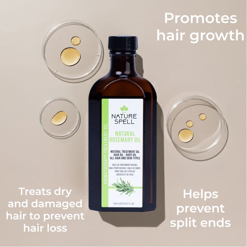 Ulei de Rozmarin pentru creșterea părului Nature Spell Rosemary Oil for Hair & Skin 150 ml